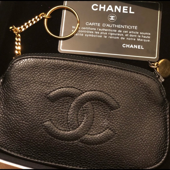 AUTHENTIC Chanel Coin, Card holder. - Picture 1 of 15